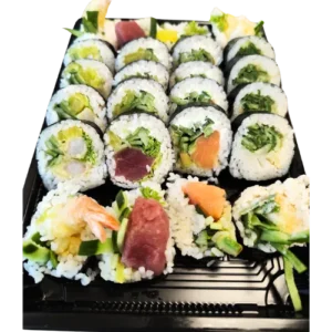 Zdjęcie przedstawia zestaw sushi futo set