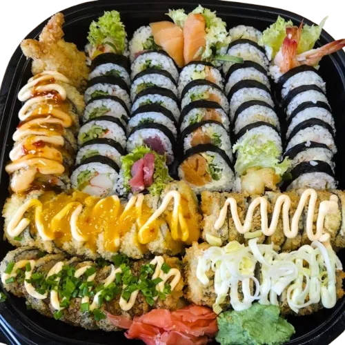 Zdjęcie przedstawia zestaw sushi katana set