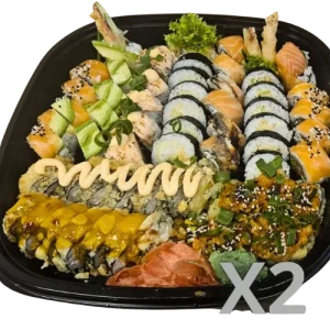 Zdjęcie przedstawia zestaw sushi party set